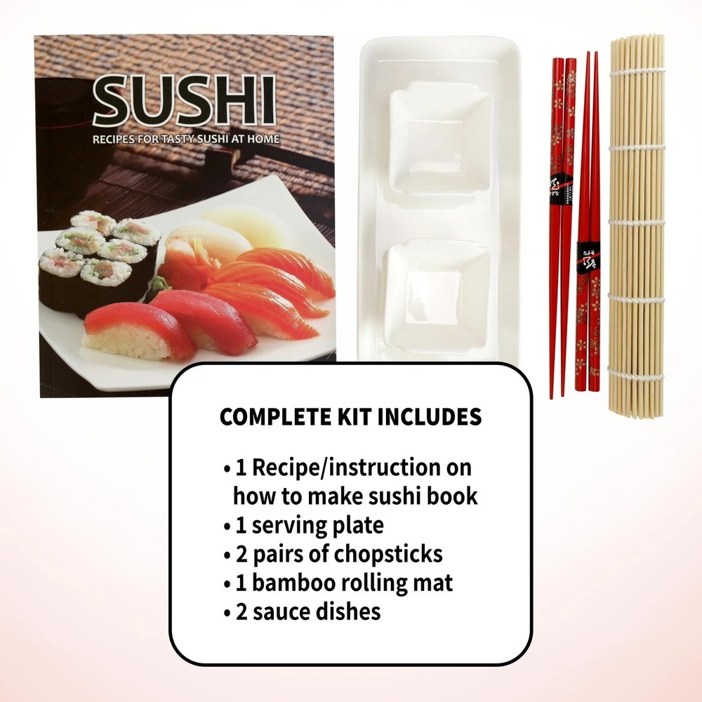 How to make Sushi at home Introduction to Sushi Book Recipe Kit Spice Box - Picture 4 of 6